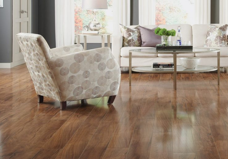 Dark laminate flooring